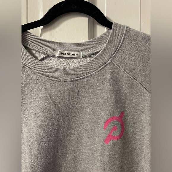Peloton Grey and Pink Limitless Sweatshirt EUC - Picture 3 of 5